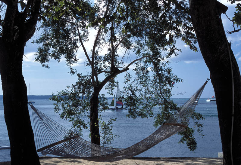 Playa Jamaica. Tumbona.